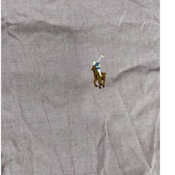 Men's Polo Ralph Lauren Andrew Pink Oxford Shirt Size XL excellent - Picture 5 of 10